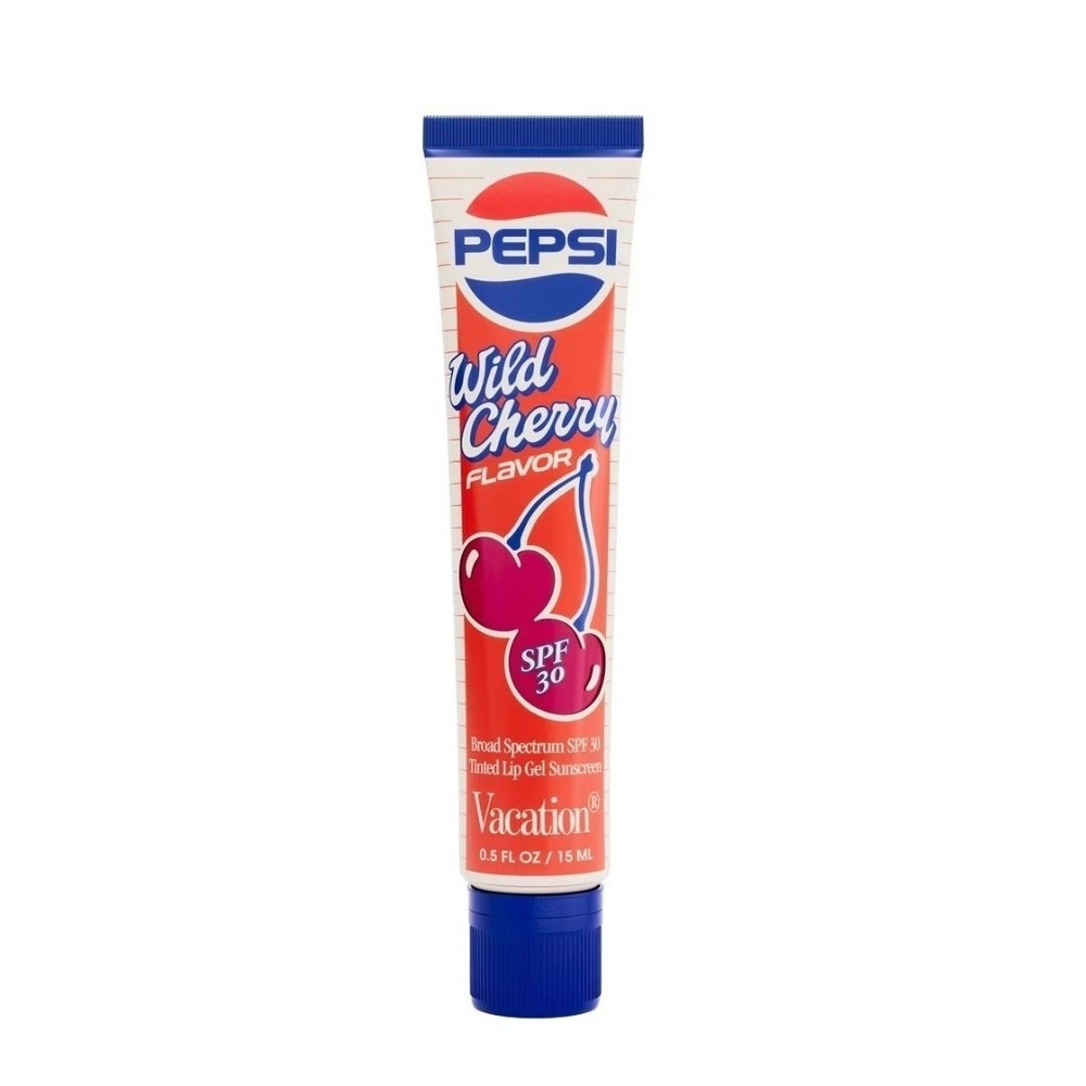 Vacation x PEPSI Tinted Lip Gel Sunscreen - Wild Cherry Pepsi - 0.5 fl oz NIB